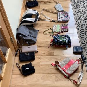 kate spade north face and vera bradley bundle.